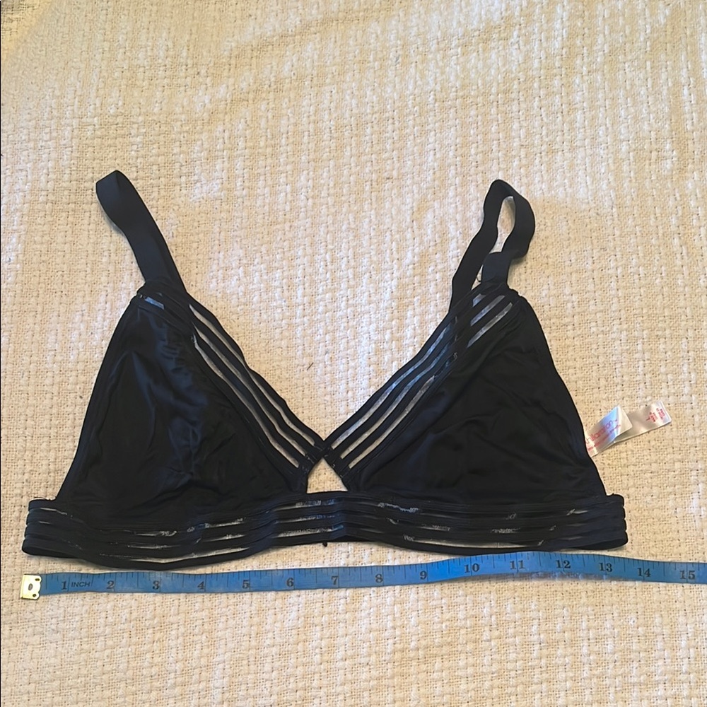 Xhilaration Black Strappy Bralette